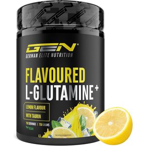 L-Glutamine Poeder - Lemon - 750 g - Gearomatiseerd met Extra Taurine - Suikervrij