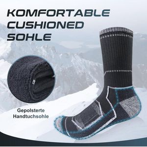 Halflange Wandelsokken voor Heren - Ademend Katoen, Comfortabel en Antivermoeidheid, 5 Paar