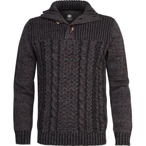 Petrol Industries - Lockport - Gebreide Kabel Trui - Grijs