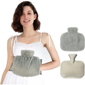 Unyqoos® 3-in-1 Warmwaterkruik met Verstelbare Hoes voor Diverse Lichaamsdelen