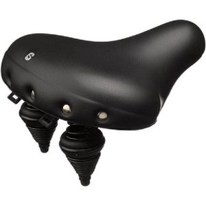 Selle Comfort Drifter Fietszadel - Retro XL - Transportfiets zadel - Zwart