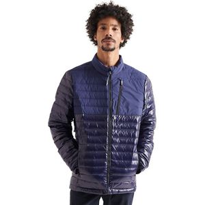 SUPERDRY Studios Contrast Core Down Jas Heren - Eclipse Navy - L