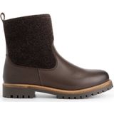 Travelin' - Gotaland - Enkellaarzen - Donkerbruin - Wol/Vilt