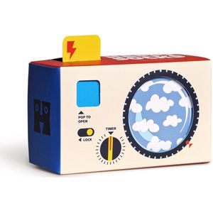 Happy Socks - Kids 3-pack Camera Gift Set - Blauw - Sokken