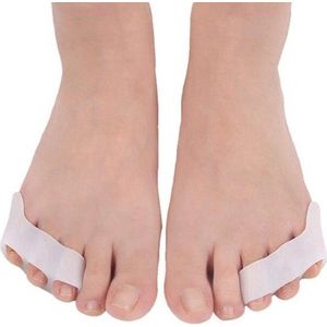 Siliconen Teencorrector I Teenspreider I Hallux Valgus I Kleine Teen Beschermer I 1 Paar