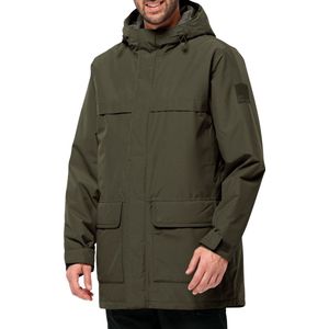 Jack Wolfskin - Parka - Groen - 100% Polyester - Winddicht Waterdicht Ademend