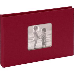 SecaDesign Fotoalbum insteek Vita diep rood - 36 foto’s 10x15 cm - foto etui - VIT3615DR
