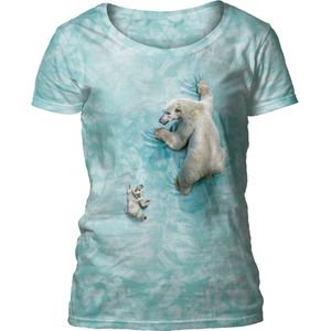 Ladies T-shirt Polar Bear Climb XL