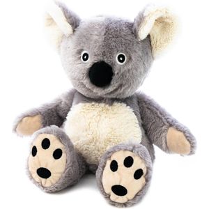 Habibi Warmte/magnetron opwarm knuffel - Koala - grijs - 35 cm - pittenzak