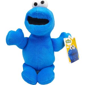 Sesamstraat - Koekiemonster - Knuffel - Cookie Monster - Pluche - Blauw - 20 cm
