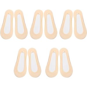 5 paar ademende onzichtbare sokken voor vrouwen - ideaal voor korte laarzen en sportschoenen