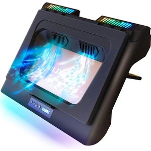 Laptop Cooling Pad Nieuw 2024 - Krachtige turbo ventilator - Maximale prestaties - Oververhitting vermijden - Gaming laptop bescherming Turbo fan
