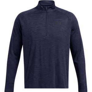 Under Armour - Ua Tech Textured 1/2 Zip - Longsleeve - Midnight Navy