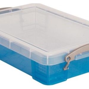 Really Useful Boxes Really Useful Box - opbergdoos 10 L Blauw Transparant