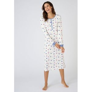 Damart - Nachthemd interlock mesh Thermolactyl - Blauw - 38-40 (S)