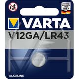 Varta LR43 (V12GA) Alkaline knoopcel-batterij / 1 stuk