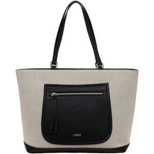 L.CREDI Paola Shopper Tas 44 cm - 17 L - schwarz
