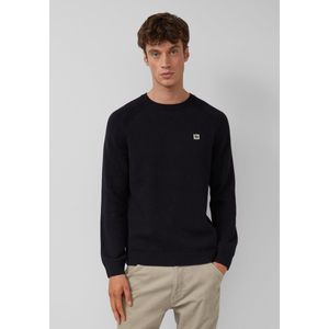 s.Oliver - Pullovers - Zwart - Trui met Ronde Hals