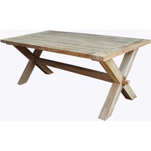 Van der Leeden Tuintafel Ibiza Cross Teak 300x100