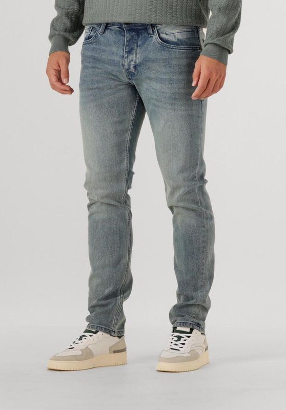 PURE PATH - The Ryan Slim Fit Jeans - Lichtblauw - Broek