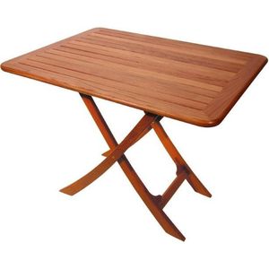 ARC Marine teakhouten inklapbare Tafel Provence - 2 posities - 90x70 cm (geolied)