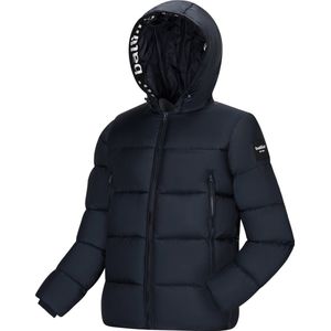 Heren Jas winter met Ballin Est. 2013 Jacket Calvin Print - Blauw - Maat XL