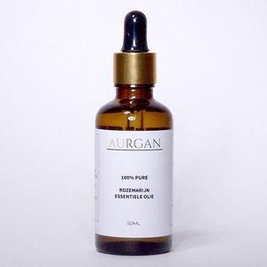 Aurgan Pure Rozemarijnolie - 50 ml - rozemarijn etherische olie - haarverzorging - aromatherapie - rustgevend - anti haaruitval