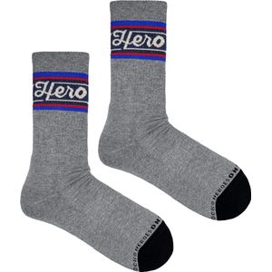 Heroes on Socks - Hero Tennis Winter Grey - Herensokken maat 41-46