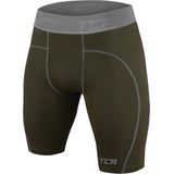 TCA - Pro Performance - Compressie Basislaag Thermische Onderbroek Shorts - Donkergroen