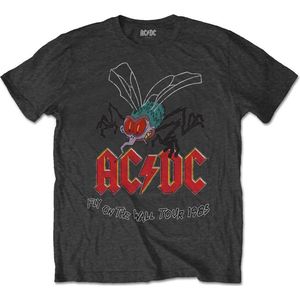 AC/DC - Fly On The Wall Heren T-shirt - S - Grijs