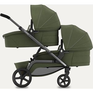 Redsbaby Kinderwagen NUVO Twins / Tweeling (Kinderwagen + Bassinet incl. 2e zitje en bassinethoes) - Ivy