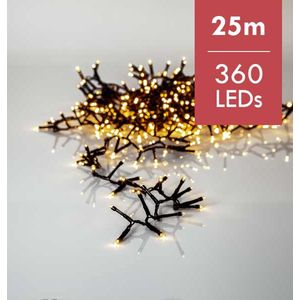 Gouden kerstverlichting -25meter -360leds -Ook geschikt voor buiten -lichtkleur: Super warm wit -met stekker -Kerstdecoratie