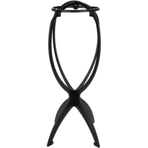 Pruikenstandaard van ABS kunststof, afneembaar en opvouwbaar, ideaal voor professioneel gebruik en luchtdroging van pruiken, 1 stuk per set