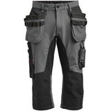 Jobman 2195 - Stretch Long Shorts - Donker grijs/Zwart - Driekwartbroek