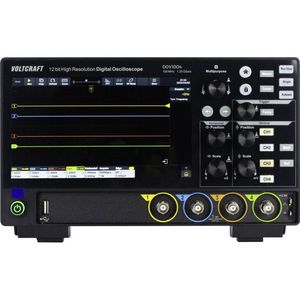 VOLTCRAFT DOV1004 Digitale oscilloscoop 100 MHz 4-kanaals 1.25 GSa/s 50 Mpts 12 Bit Digitaal geheugen (DSO) 1 stuk(s)