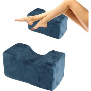 Orthopedisch Kussen voor de Benen - Kussen voor Slapen en Herstel - Zachte Spons Flanel Steunwedge 7.9 X 4.3 X 4.3