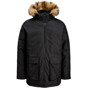 JJ Rebel - JREBMARK - Tussenparka - Beige / Zwart