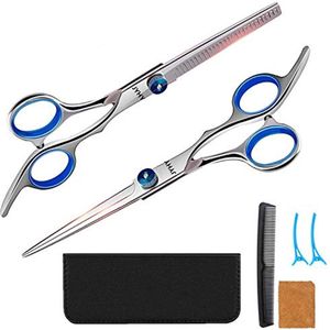 Professionele haar knippen en uitdunnen scharen set voor perfect kapsel, 15 cm