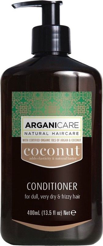 Arganicare - Conditioner - Argan & Kokosnoot - 400 ml - Voor Dof en Zeer Droog Haar