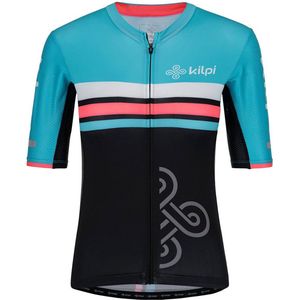 Kilpi Corridor Korte Mouwen Fietsshirt Blauw,Zwart 40 Vrouw