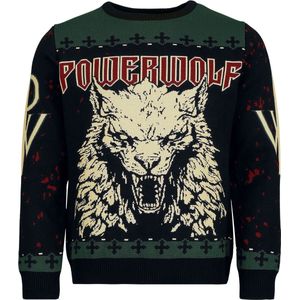 Powerwolf Holiday Sweater Heren Christmas jumper - meerkleurig - M