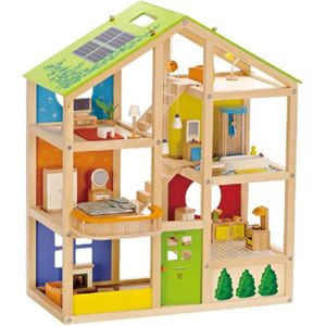 Hape Houten speelhuis - Poppenhuis - All Season