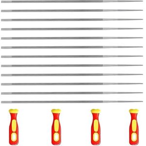 Ronde Vijl voor Kettingzaag 4 mm - 12 Stuks met Ergonomische Handgrepen