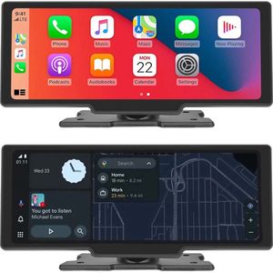VCTparts® Navigatiesysteem Smart Touchscreen Scherm Beeldscherm 10inch [Draadloos Apple Carplay & Android Auto]