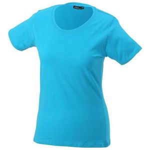 James and Nicholson Dames/dames Basic T-Shirt (Turquoise)