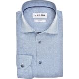 Ledub - Overhemd - Blauw - Geprint - Katoen