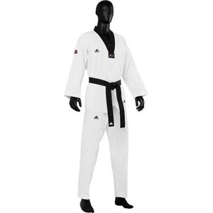 Adidas Taekwondopak Champion III Zwarte Revers (Maat: 150)