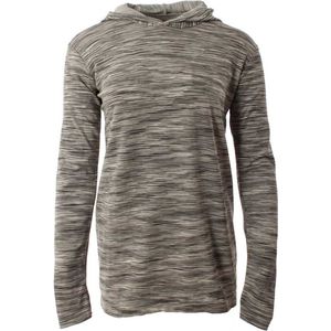 Diadora - Grijze Hoodie - Sweater - Grijs - Polyester/Polyamide