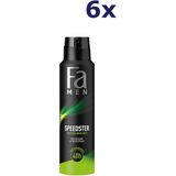 FA - Men Speedster - Deospray - 150 ml - 6 stuks
