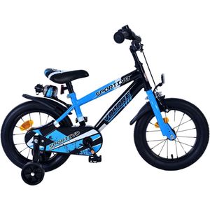 Volare Sportivo Kinderfiets - Jongens - 14 inch - Blauw Zwart